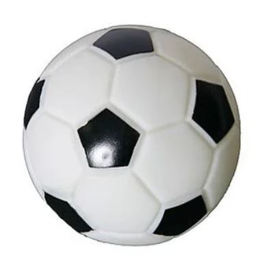 Ballon de foot 10cm jouet pour chien